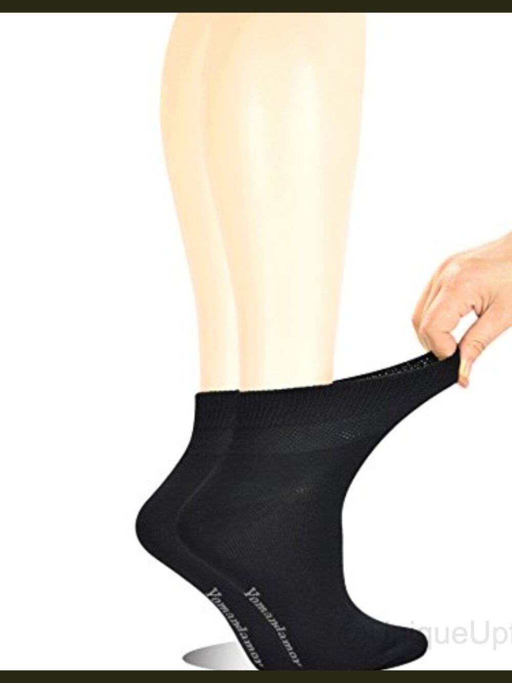 Seamless Bamboo Diabetic Ankle Socks Non-Binding 5 Pairs
